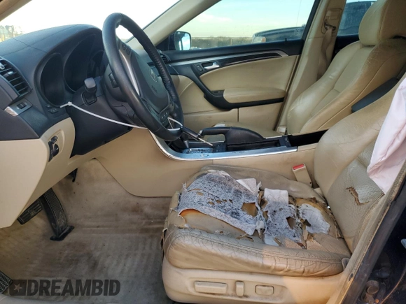 2007 Acura TL with VIN 19UUA66257A013696, listed as a Copart auction lot 49601615 with 278,003 mi miles and Salvage Title. Bid and sale history available at carsss.com. Image 7.