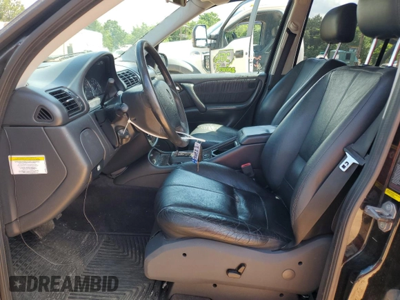 2005 Mercedes-Benz M 350 with VIN 4JGAB57E65A561071, listed as a Copart auction lot 58120345 with 170,427 mi miles and Salvage title. Bid and sale history available at DreamBid. Image 7.