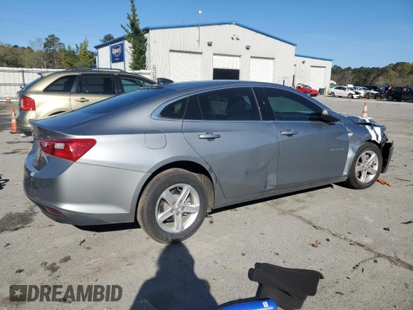 2024 Chevrolet Malibu LS with VIN 1G1ZB5ST4RF145034, listed as a Copart auction lot 50090835 with Not Provided miles and Salvage Title. Bid and sale history available at DreamBid. Image 3.