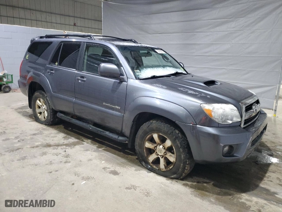 2006 Toyota 4Runner SR5 with VIN JTEBT14R868035163, listed as a Copart auction lot 52455065 with 215,921 mi miles and Clean Title. Bid and sale history available at carsss.com. Image 4.