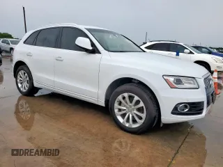 2015 Audi Q5 Premium Plus with VIN WA1LFAFP8FA059574, listed as a Copart auction lot 60562265 with 104,340 mi miles and Salvage title. Bid and sale history available at DreamBid. Image 4.