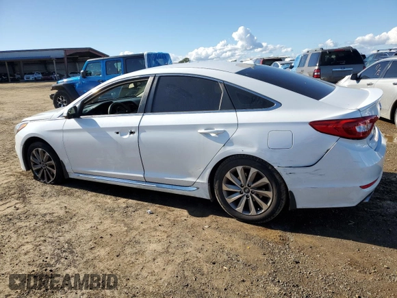 2017 Hyundai Sonata Sport with VIN 5NPE34AF1HH504434, listed as a Copart auction lot 44052835 with 115,837 mi miles and Salvage Title. Bid and sale history available at DreamBid. Image 2.