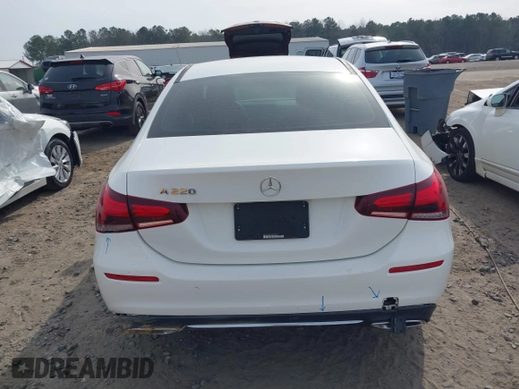 2019 Mercedes-Benz A 220 with VIN WDD3G4EB6KW020804, listed as a IAAI auction lot 41731423 with 57,311 mi miles and . Bid and sale history available at DreamBid. Image 17.