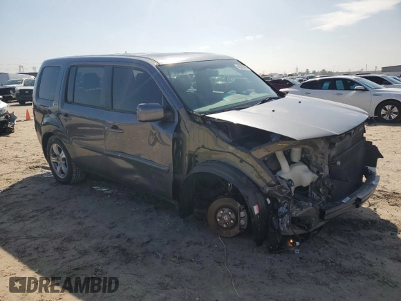 2014 Honda Pilot EX-L with VIN 5FNYF3H71EB002482, listed as a Copart auction lot 46395005 with 115,822 mi miles and Salvage Title. Bid and sale history available at carsss.com. Image 4.