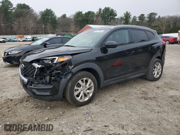2019 Hyundai Tucson Value with VIN KM8J3CA4XKU855228, listed as a Copart auction lot 53317455 with 60,760 mi miles and Salvage title. Bid and sale history available at DreamBid. Image 1.