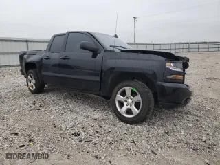 2016 Chevrolet Silverado 1500 Custom with VIN 1GCVKPEC5GZ415266, listed as a Copart auction lot 43703815 with 0 mi miles and Salvage Title. Bid and sale history available at carsss.com. Image 4.