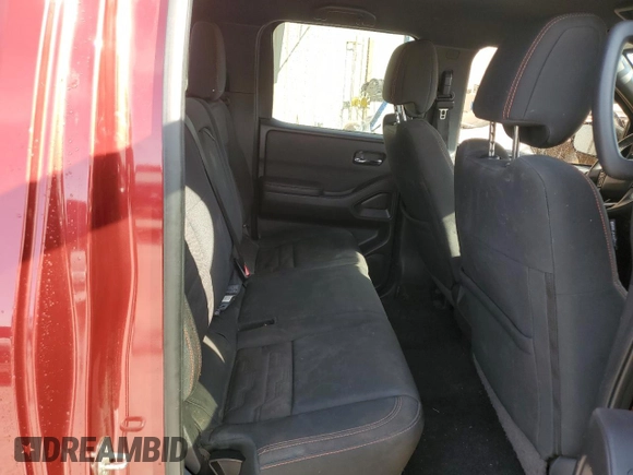 2022 Nissan Frontier S with VIN 1N6ED1EKXNN617813, listed as a Copart auction lot 68093124 with 60,994 mi miles and Salvage Title. Bid and sale history available at carsss.com. Image 10.