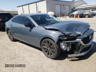 2021 Mazda 6 Grand Touring Reserve with VIN JM1GL1WY4M1617118, listed as a Copart auction lot 54951114 with 14,670 mi miles and Salvage Title. Bid and sale history available at DreamBid. Image 4.