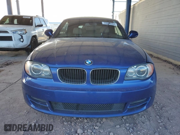 2010 BMW 1 Series 128i with VIN WBAUL7C50AVJ77979, listed as a Copart auction lot 79938664 with 53,740 mi miles and Salvage title. Bid and sale history available at DreamBid. Image 5.