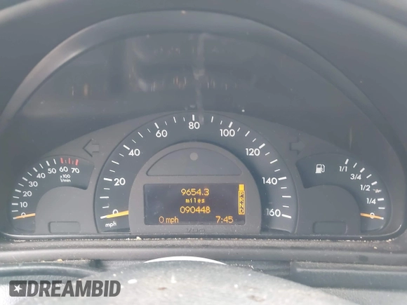 2003 Mercedes-Benz C 2.6L with VIN WDBRF61J93E013920, listed as a IAAI auction lot 41678945 with 90,448 mi miles. Bid and sale history available at carsss.com. Image 7.