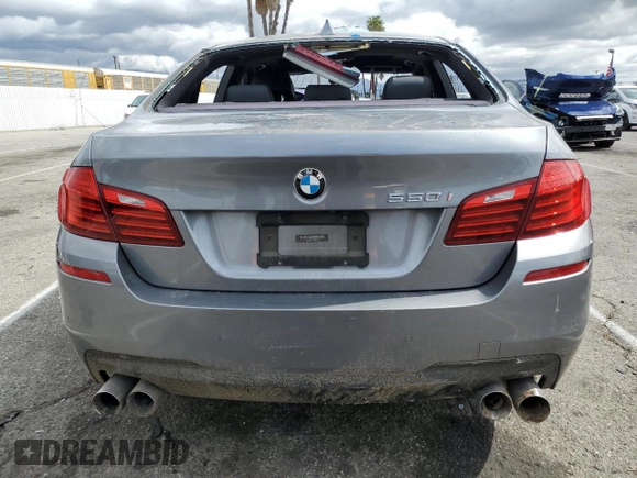 2014 BMW 5 Series 550i z VIN WBAKN9C58ED681754, wystawiony jako Copart lot #47830765 z przebiegiem 73 763 mil mil oraz Szkoda całkowita • Salvage title. Historia ofert i sprzedaży dostępna na DreamBid. Obrazek 6.