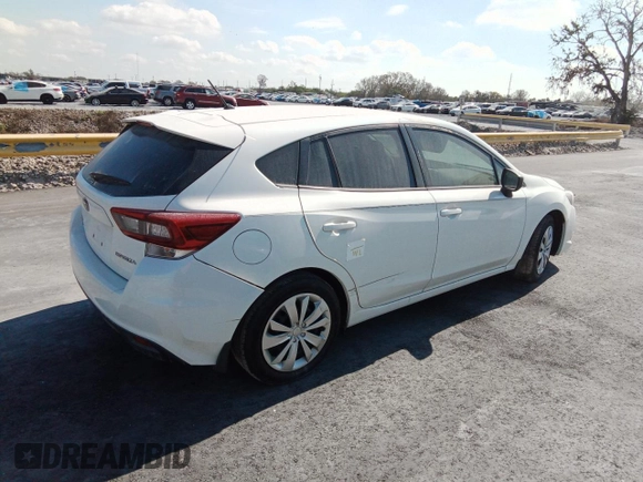 2020 Subaru Impreza with VIN 4S3GTAB64L3734205, listed as a Copart auction lot 43331505 with Not provided miles and Non repairable. Bid and sale history available at DreamBid. Image 3.