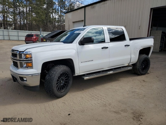2014 Chevrolet Silverado 1500 LT with VIN 3GCUKREC7EG123512, listed as a Copart auction lot 50374985 with 68,238 mi miles and Salvage Title. Bid and sale history available at carsss.com. Image 1.