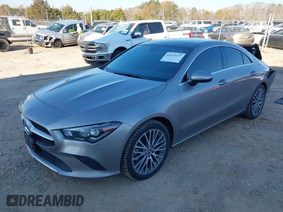 2020 Mercedes-Benz CLA with VIN WDD5J4HB1LN035806, listed as a IAAI auction lot 41023137 with 39,620 mi miles. Bid and sale history available at carsss.com. Image 16.