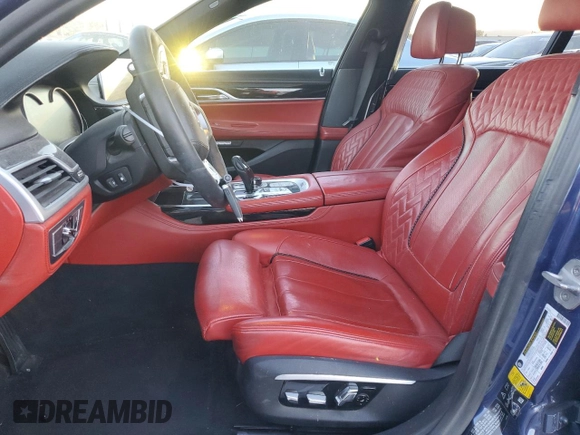 2017 BMW 7 Series with VIN WBA7F2C35HG855999, listed as a Copart auction lot 38122564 with 85,926 mi miles and . Bid and sale history available at DreamBid. Image 7.