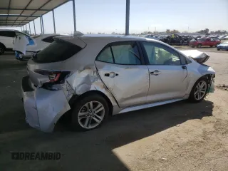 2019 Toyota Corolla Hatchback SE with VIN JTNK4RBE4K3054151, listed as a Copart auction lot 48751845 with 86,293 mi miles and Salvage Title. Bid and sale history available at carsss.com. Image 3.