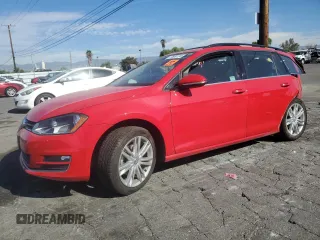 2015 Volkswagen Golf SportWagen TDI SE with VIN 3VWCA7AU5FM516961, listed as a Copart auction lot 77569124 with 64,751 mi miles and Salvage Title. Bid and sale history available at carsss.com. Image 1.