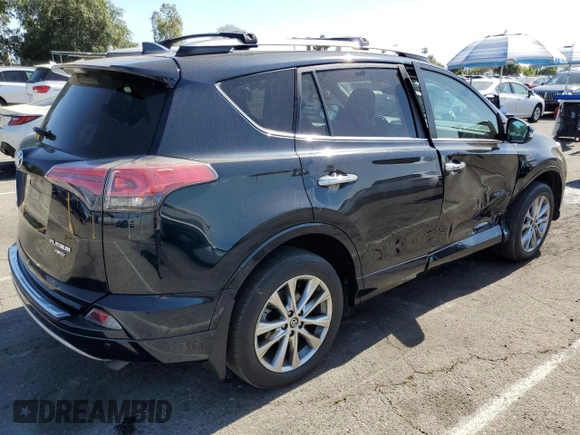2017 Toyota RAV4 Limited with VIN 2T3DFREV5HW574805, listed as a Copart auction lot 57156025 with 23,150 mi miles and Salvage title. Bid and sale history available at DreamBid. Image 3.