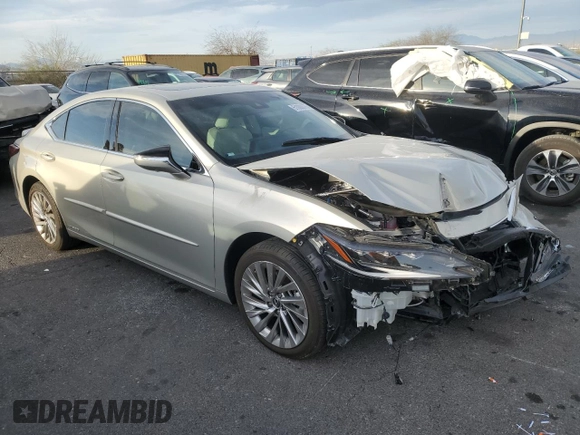 2022 Lexus ES 300h Luxury with VIN 58AEA1C17NU021512, listed as a Copart auction lot 51000875 with 7,520 mi miles and Salvage title. Bid and sale history available at DreamBid. Image 4.