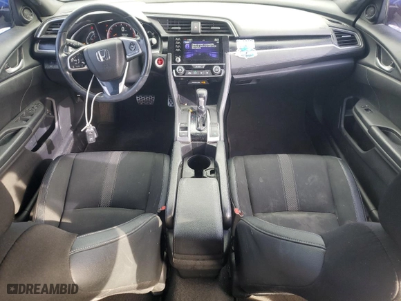 2019 Honda Civic Sedan Sport with VIN 19XFC2F8XKE008109, listed as a Copart auction lot 47468085 with 126,934 mi miles and Salvage Title. Bid and sale history available at carsss.com. Image 8.