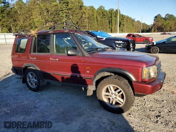 2003 Land Rover Discovery with VIN SALTY16423A813627, listed as a Copart auction lot 74830184 with 85,000 mi miles and Non Repairable. Bid and sale history available at DreamBid. Image 4.