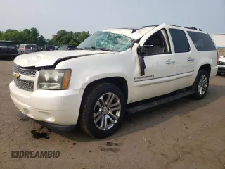 2008 Chevrolet Suburban LTZ with VIN 1GNFK163X8R214200, listed as a Copart auction lot 59545705 with 135,422 mi miles and Salvage title. Bid and sale history available at DreamBid. Image 1.