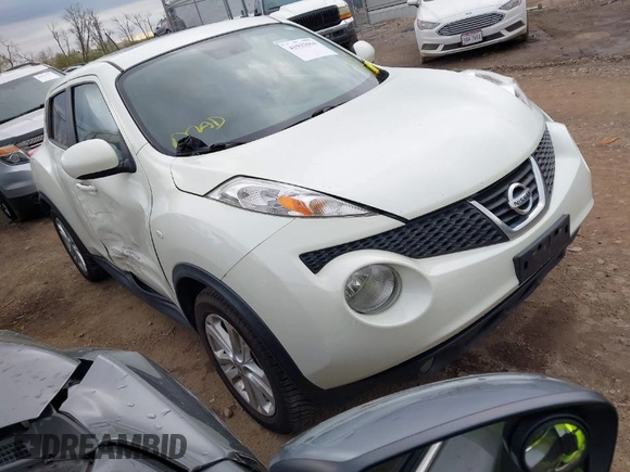 2012 Nissan Juke SL with VIN JN8AF5MV4CT113477, listed as a IAAI auction lot 41932564 with 126,536 mi miles. Bid and sale history available at carsss.com. Image 1.