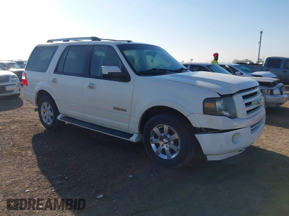 2007 Ford Expedition Limited with VIN 1FMFU19527LA56416, listed as a IAAI auction lot 41655342 with 25,549 mi miles. Bid and sale history available at carsss.com. Image 1.