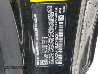 2021 BMW 4 Series 430i with VIN WBA53AP09MCF95380, listed as a Copart auction lot 70993314 with 36,380 mi miles and Salvage Title. Bid and sale history available at DreamBid. Image 12.