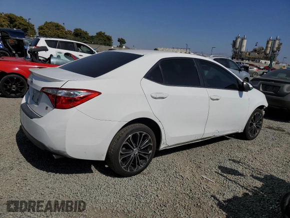 2014 Toyota Corolla L with VIN 5YFBURHE0EP161723, listed as a Copart auction lot 61870825 with 161,256 mi miles and Salvage title. Bid and sale history available at DreamBid. Image 3.