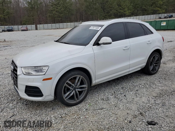 2017 Audi Q3 Premium Plus z VIN WA1HCCFS8HR017361, wystawiony jako Copart lot #47637485 z przebiegiem 197 876 mil mil oraz Czysty tytuł • Clean title. Historia ofert i sprzedaży dostępna na DreamBid. Obrazek 1.