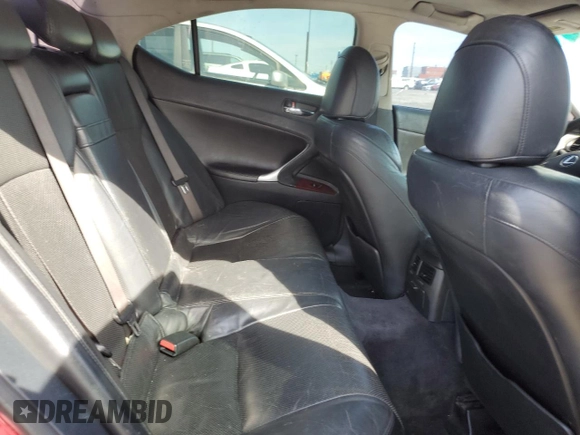 2006 Lexus IS 250 Manual with VIN JTHBK262665001042, listed as a Copart auction lot 49004915 with 162,157 mi miles and Salvage Title. Bid and sale history available at carsss.com. Image 10.