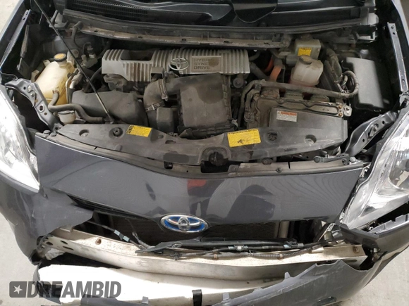 2014 Toyota Prius Four with VIN JTDKN3DU5E1747880, listed as a Copart auction lot 48111165 with Not Provided miles and Salvage Title. Bid and sale history available at DreamBid. Image 12.