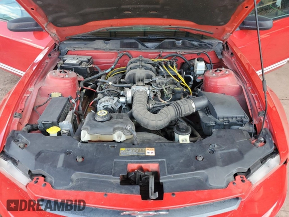 2010 Ford Mustang V6 with VIN 1ZVBP8AN6A5128015, listed as a Copart auction lot 59201315 with 143,591 mi miles and Salvage title. Bid and sale history available at DreamBid. Image 11.