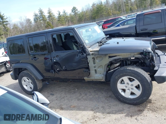 2017 Jeep Wrangler Unlimited Sport with VIN 1C4BJWDG4HL538582, listed as a IAAI auction lot 41921436 with 32,006 mi miles. Bid and sale history available at carsss.com. Image 14.
