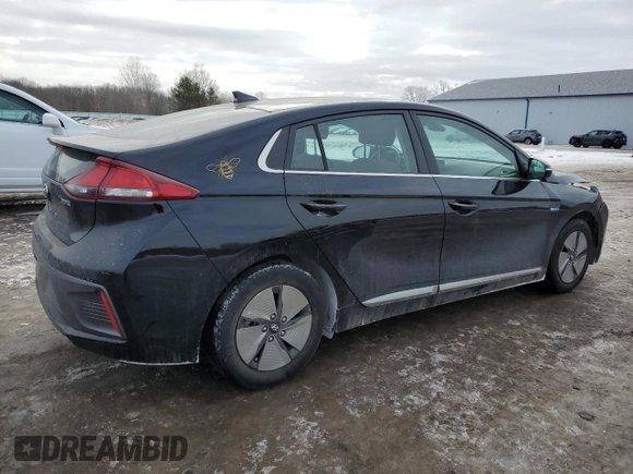 2020 Hyundai Ioniq SE with VIN KMHC75LC4LU190020, listed as a Copart auction lot 42400615 with 38,409 mi miles and Salvage title. Bid and sale history available at DreamBid. Image 3.
