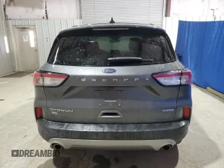 2021 Ford Escape Titanium with VIN 1FMCU9J94MUA78942, listed as a Copart auction lot 88119075 with 55,153 mi miles and Salvage Title. Bid and sale history available at carsss.com. Image 6.