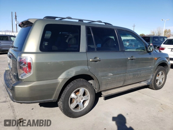 2008 Honda Pilot EX-L with VIN 5FNYF18528B027530, listed as a Copart auction lot 80157604 with 197,910 mi miles and Salvage Title. Bid and sale history available at DreamBid. Image 3.