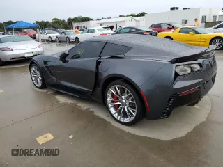 2017 Chevrolet Corvette Z06 3LZ with VIN 1G1YU2D60H5604768, listed as a Copart auction lot 74504534 with 0 mi miles and Non Repairable. Bid and sale history available at carsss.com. Image 2.