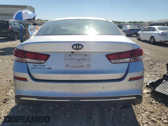 2019 Kia Optima LX with VIN 5XXGT4L3XKG300293, listed as a Copart auction lot 57469874 with 87,824 mi miles and Salvage title. Bid and sale history available at DreamBid. Image 6.