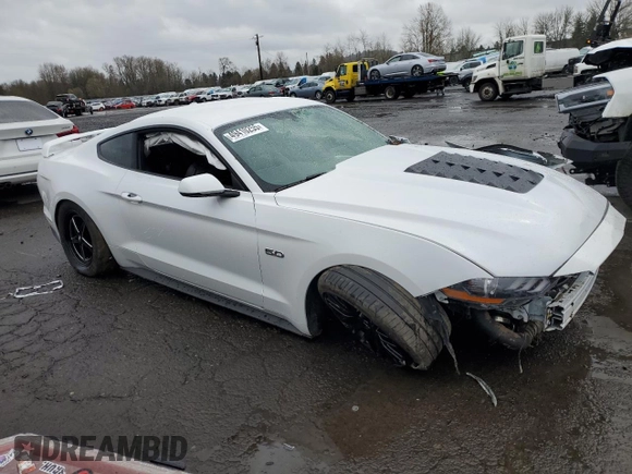 2019 Ford Mustang GT with VIN 1FA6P8CF4K5104152, listed as a Copart auction lot 49410255 with 30,809 mi miles and Salvage Title. Bid and sale history available at carsss.com. Image 4.