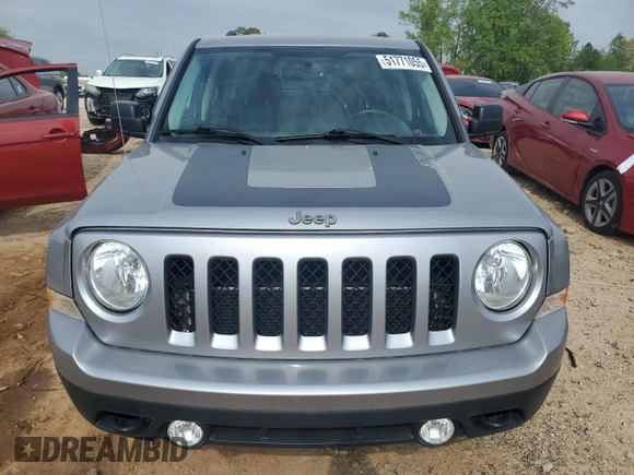 2016 Jeep Patriot Sport with VIN 1C4NJRBB8GD596421, listed as a Copart auction lot 51771055 with 52,860 mi miles and Salvage Title. Bid and sale history available at carsss.com. Image 5.