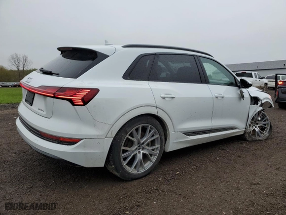 2021 Audi e-tron Prestige with VIN WA1VAAGE0MB021459, listed as a Copart auction lot 52334434 with NaN miles. Bid and sale history available at carsss.com. Image 3.