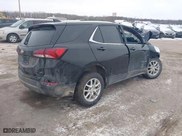 2024 Chevrolet Equinox LT with VIN 3GNAXKEG8RL101070, listed as a IAAI auction lot 41275112 with 1 mi miles. Bid and sale history available at carsss.com. Image 4.