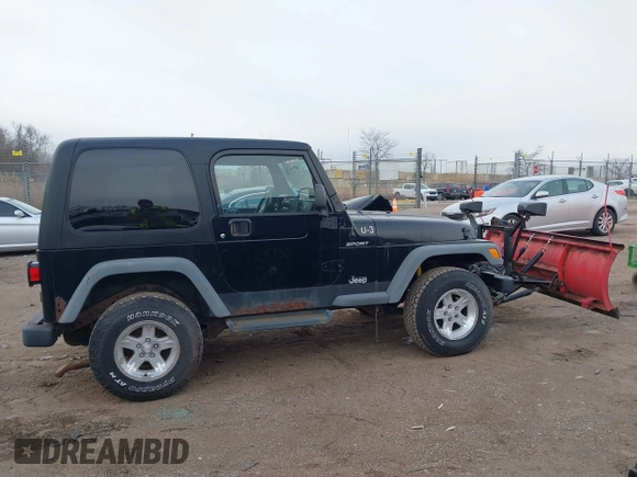 2006 Jeep Wrangler Sport with VIN 1J4FA49S66P746787, listed as a IAAI auction lot 41537730 with 97,365 mi miles. Bid and sale history available at carsss.com. Image 13.