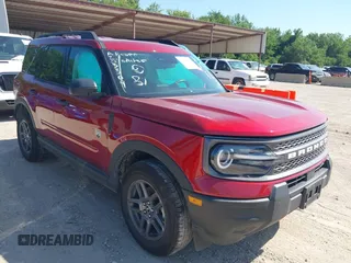 2025 Ford Bronco Sport Big Bend z VIN 3FMCR9BN1SRE34278, wystawiony jako IAAI lot #42528852 z przebiegiem 5 880 mil mil oraz . Historia ofert i sprzedaży dostępna na DreamBid. Obrazek 1.