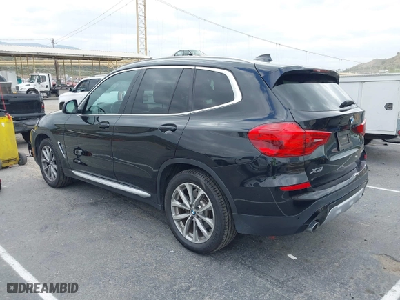 2019 BMW X3 sDrive30i with VIN 5UXTR7C52KLE97252, listed as a IAAI auction lot 42011191 with 72,426 mi miles. Bid and sale history available at carsss.com. Image 3.