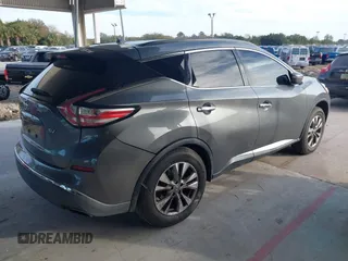 2016 Nissan Murano Platinum with VIN 5N1AZ2MG9GN125178, listed as a IAAI auction lot 41456322 with 179,505 mi miles and . Bid and sale history available at DreamBid. Image 4.