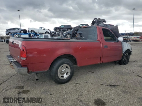 2002 Ford F-150 XL with VIN 1FTRF17262NB62627, listed as a Copart auction lot 47937735 with 0 mi miles and Salvage Title. Bid and sale history available at carsss.com. Image 3.