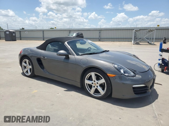 2014 Porsche Boxster с VIN WP0CA2A88EK120697, выставлен на аукционе Copart как лот 62939584 с пробегом 87 416 миль миль и Списание • Salvage title. История ставок и продаж доступна на DreamBid. Изображение 4.
